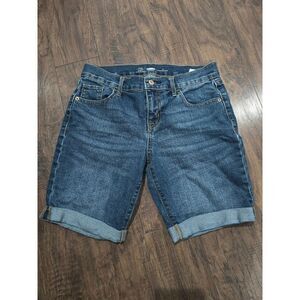 Y2K WOMEN'S OLD NAVY FITTED BERMUDA SHORTS SIZE 4
